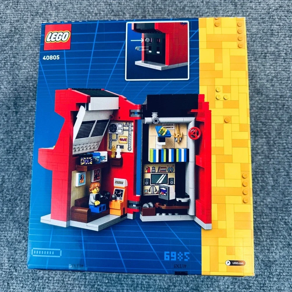 LEGO Arcade Machine Building Set 40805 Retro Gaming Cabinet 468 PCS 12+ 1990s